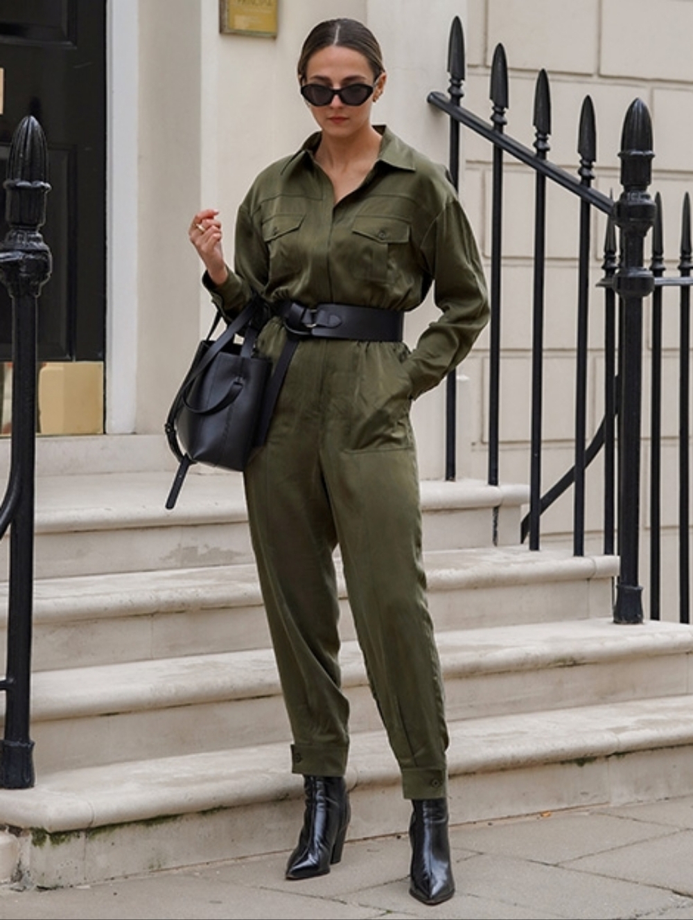 Lilysilk Sandwashed Safari Jumpsuit